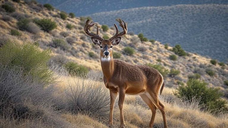 Whitetail deer in Arizona mountains during hunting season