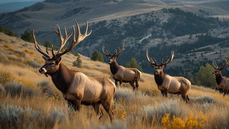 Idaho elk hunters in mountain terrain during fall season