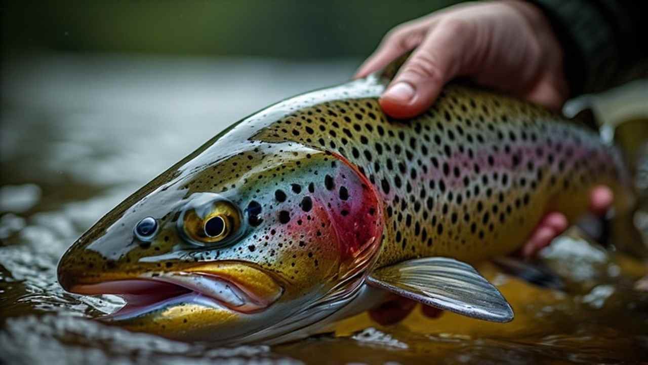 Rainbow trout caught from stocked trout waters in West Virginia