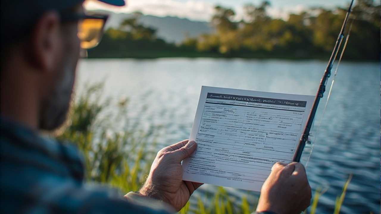 Indiana fishing license fees and cost breakdown chart for residents and non-residents