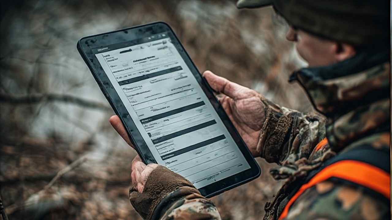 Mississippi hunting license application form on MDWFP website