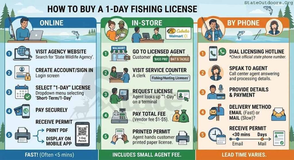 How to Buy a One-Day Fishing License