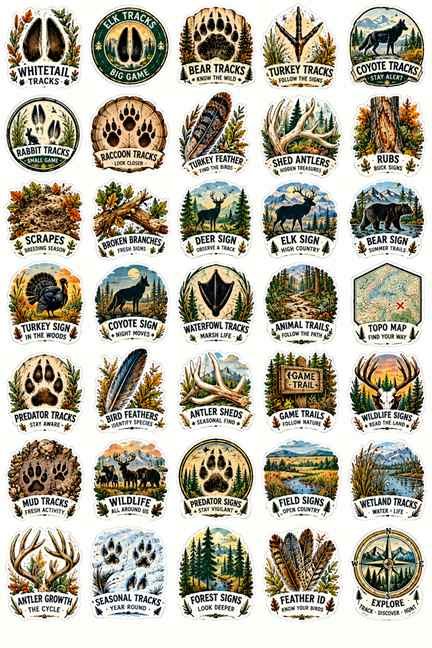 Free sample of mixed hunting PNG graphics